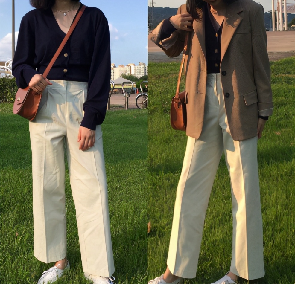 宽松的裤子怎么穿才好看,特别宽松肥大的裤子怎么穿