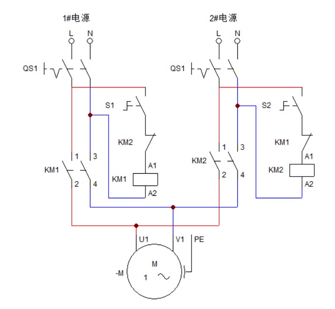 双电源自动转换跟换操作视频,双电源自动切换线路图解