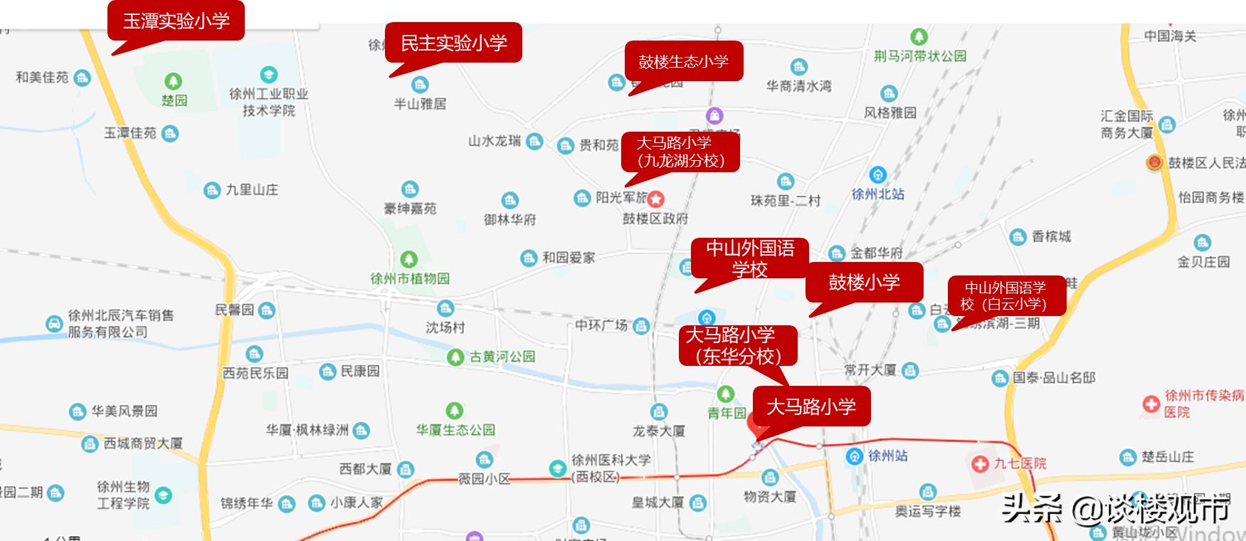 徐州鼓楼区学区划分,南京市鼓楼区学区划分