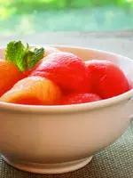 西瓜花切法大全,西瓜果盘的切法