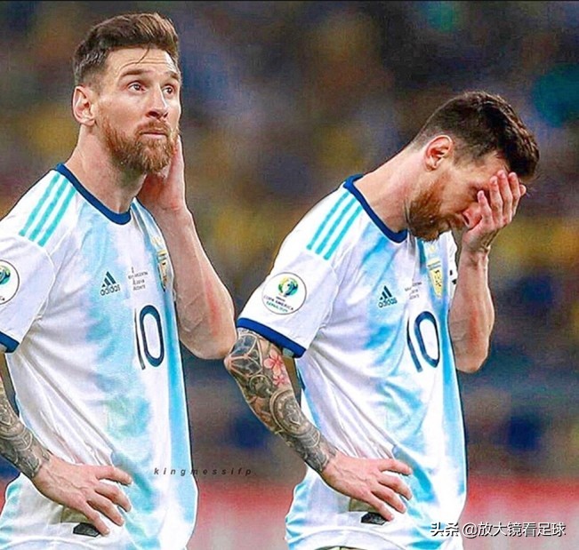 梅西抨击当值主裁判,裁判给梅西黄牌梅西进球回应