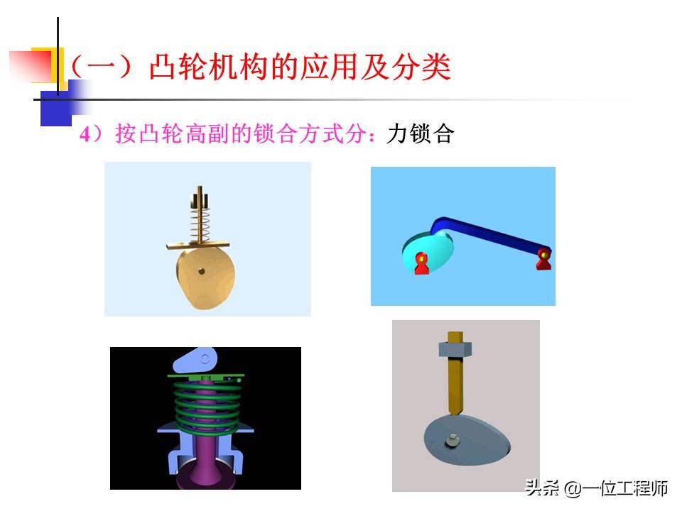 凸轮机构的类型及主要应用有哪些,凸轮机构组成与应用