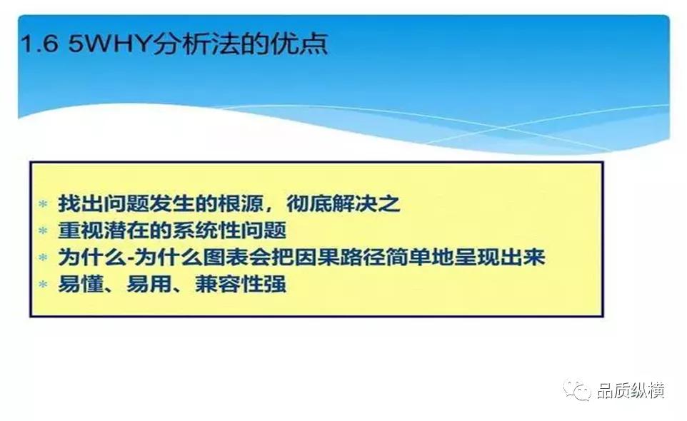 5why的优点,5why一定要问5个为什么吗