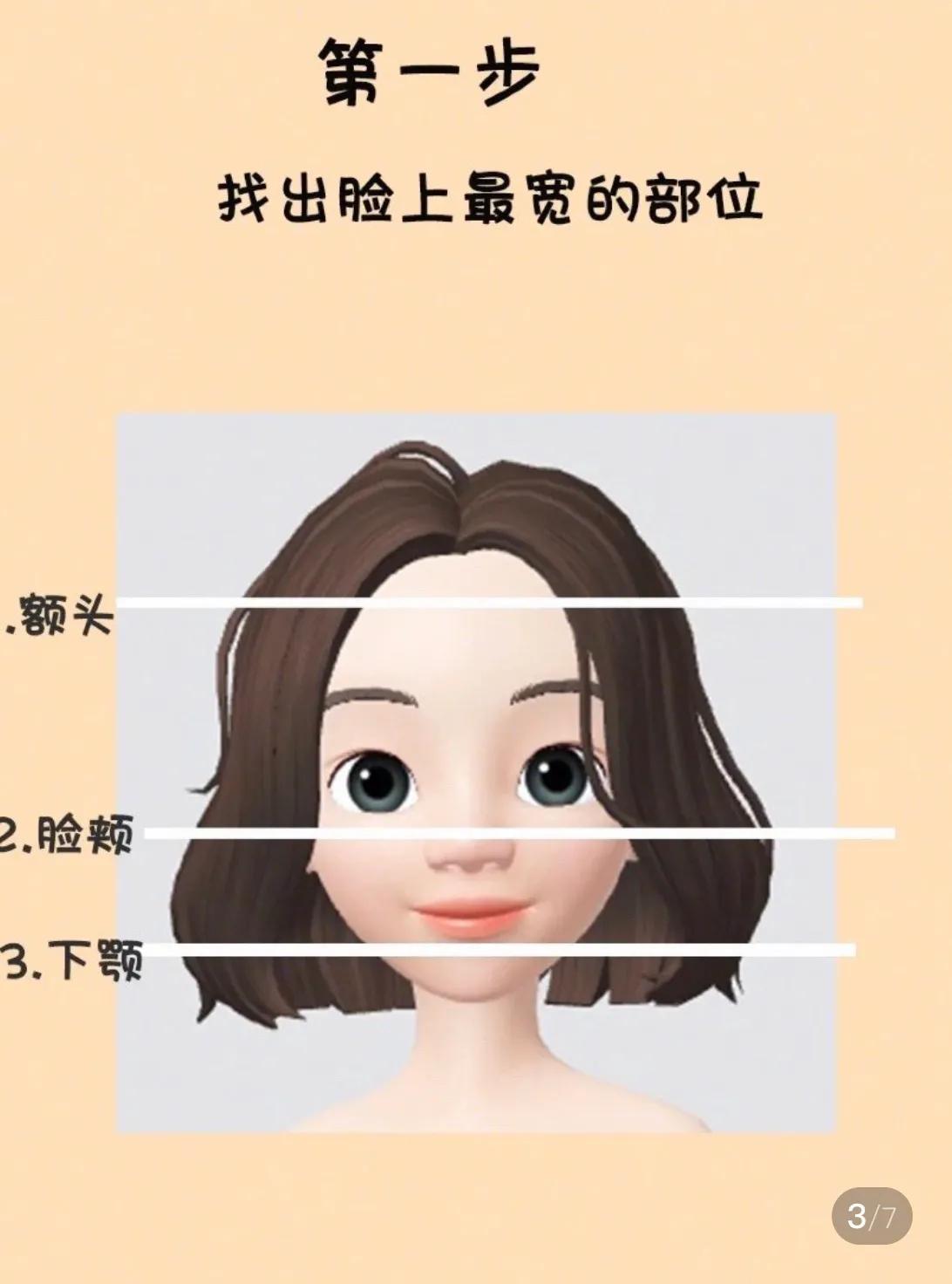 发型脸型自测软件,小红书怎么测脸型适合什么发型