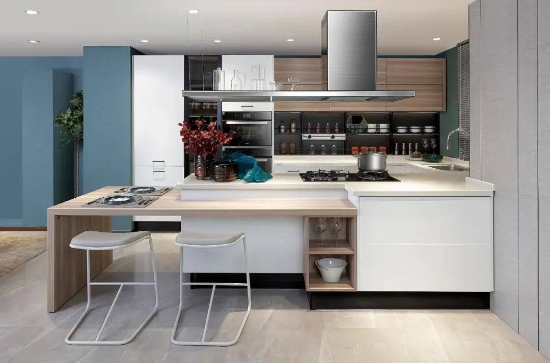 厨房宽1.8米长2米可以做吧台,厨房小吧台超实用