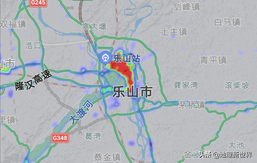 晚6点,四川18市3自治州热力图对比