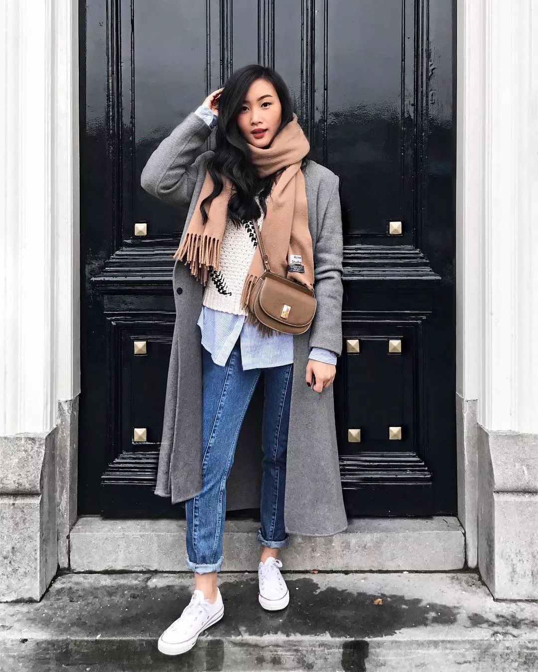 围巾怎么戴才好看？3大搭配法则5种时髦系法，一篇搞定所有问题