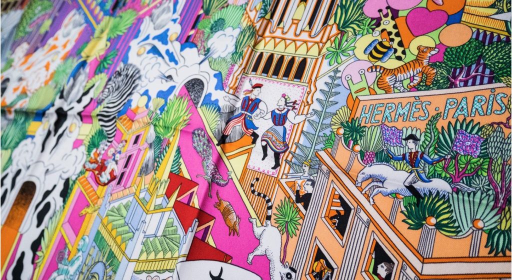 爱马仕丝巾为什么值得收藏,爱马仕丝巾一条