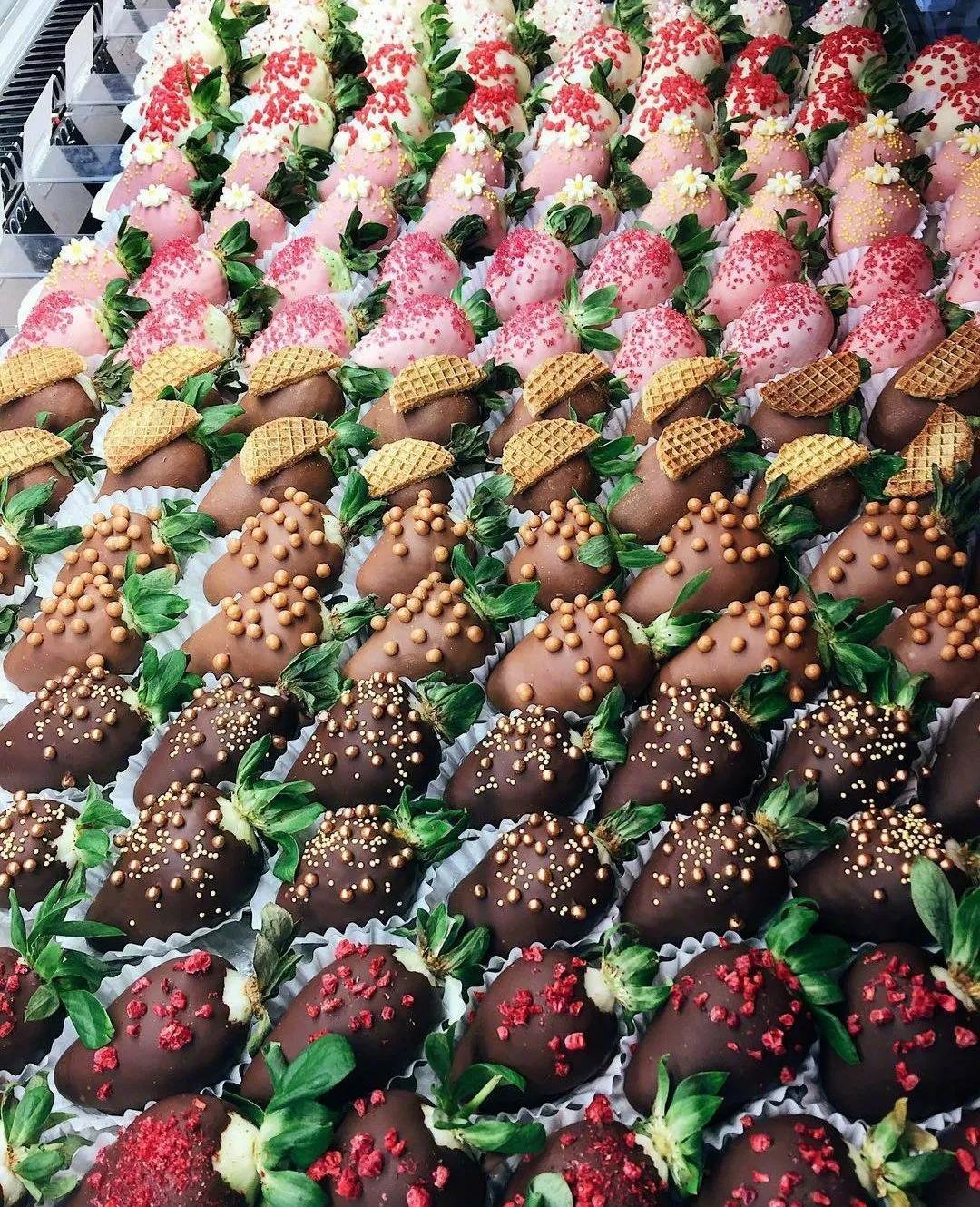 比利时草莓巧克力！盘它