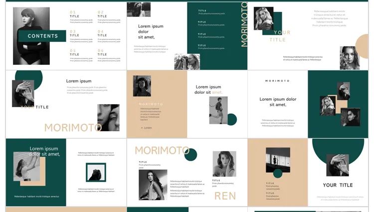 400套精简室内设计ppt,高大上的ppt设计图