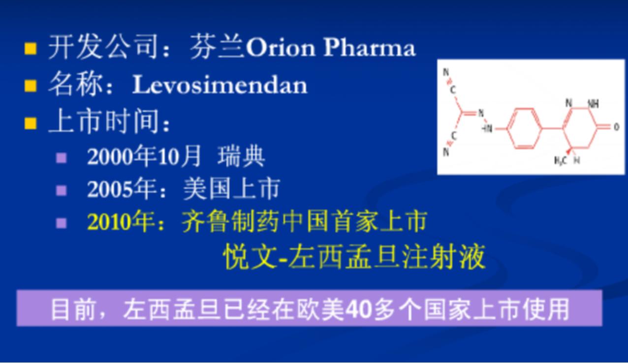 左西孟旦--心衰治疗新选择