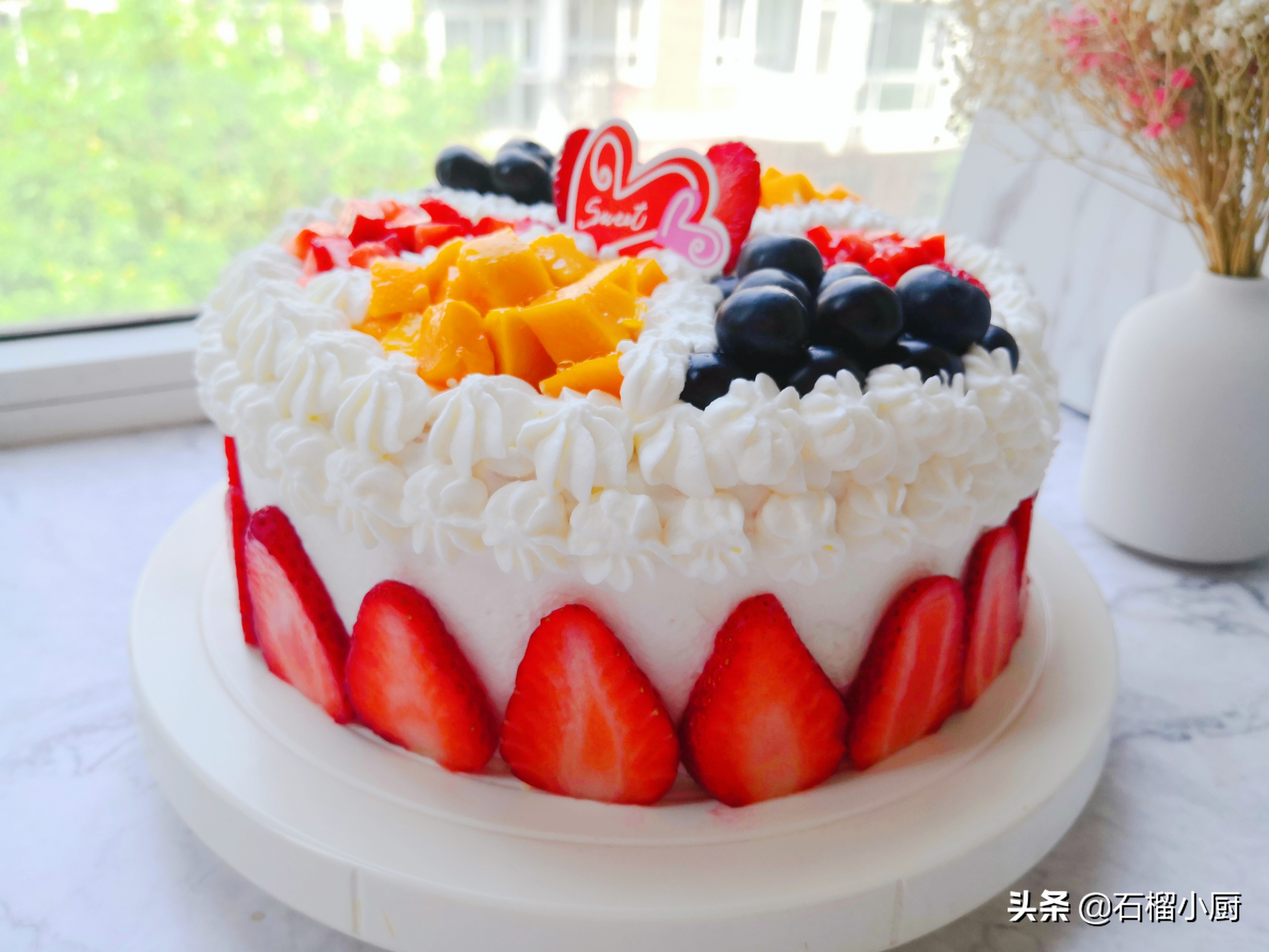 简单又好吃的蛋糕裱花,超简单的蛋糕裱花手残党也可以做