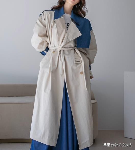 韩国风衣配什么衣服好看,韩系风衣如何穿搭好看