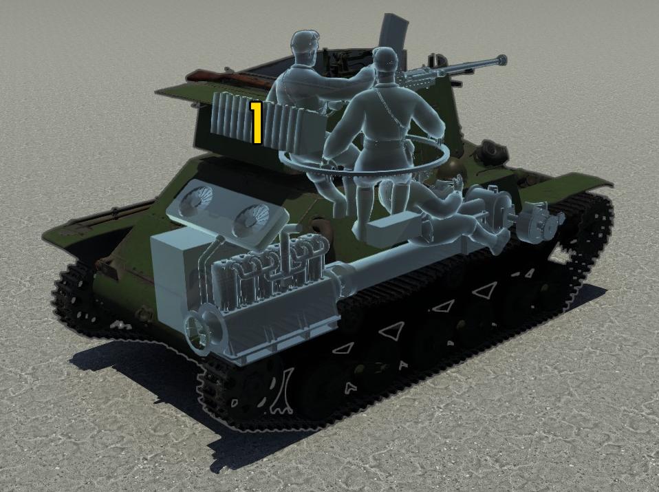 二战98式Ke-Ni轻型坦克车族