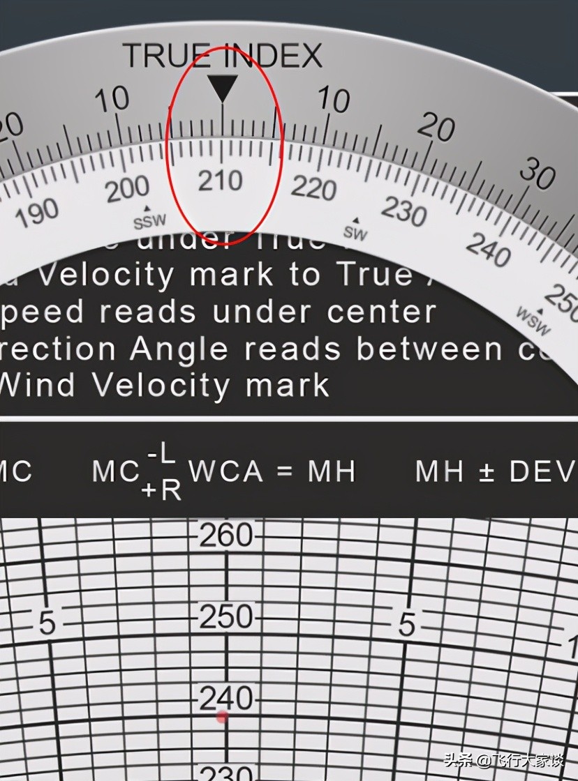 传统领航—E6B领航计算尺风面的使用（2）