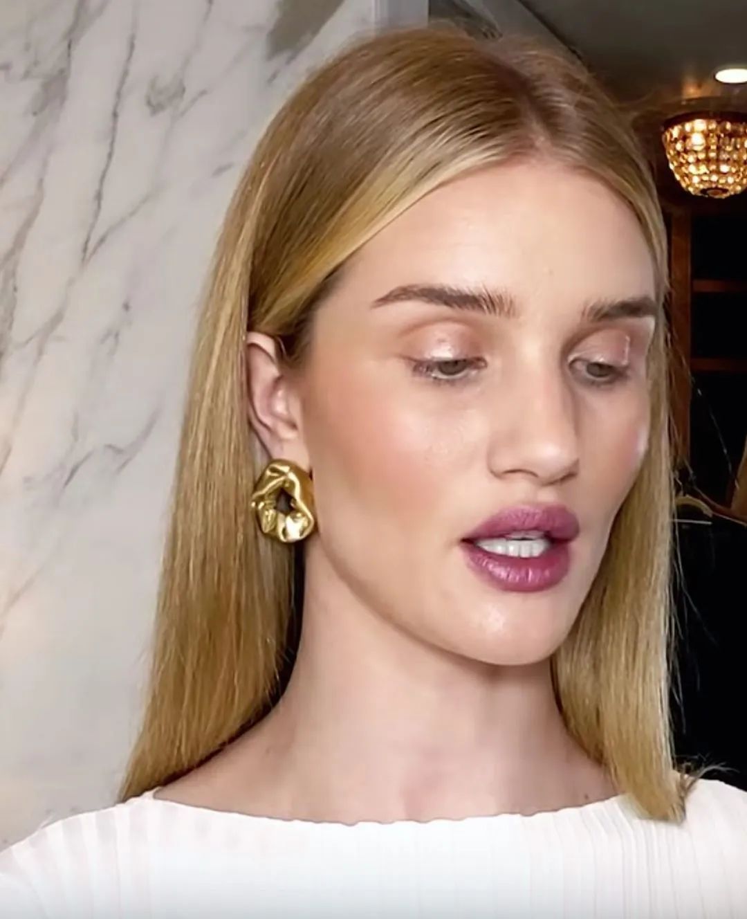 欧阳娜娜同款耳环怎么戴,欧阳娜娜耳环