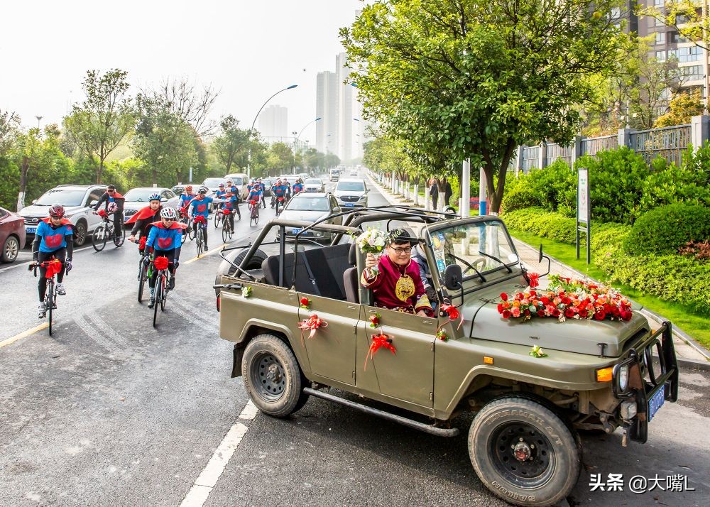 别样的创意婚礼：自行车婚礼，昨天九江这对新人火爆浔城！