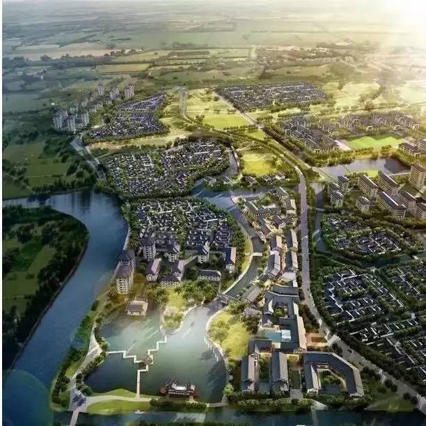 蓝城园林小镇规划,蓝城规划设计和建筑设计