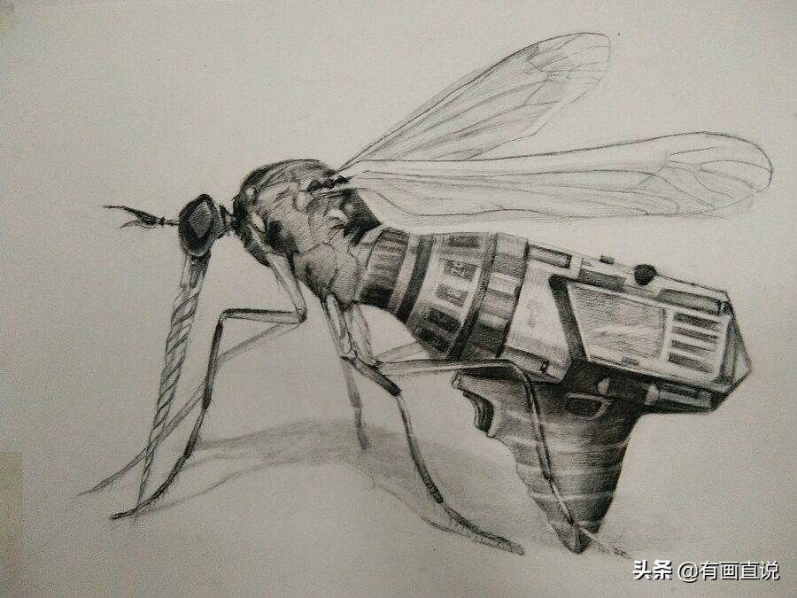 创意素描图片临摹大全4k,零基础简单素描画临摹