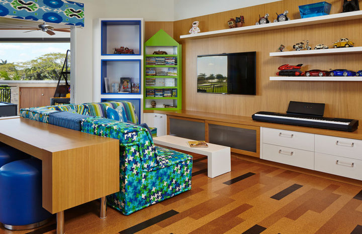 看一下铺地的拼图,木地板地砖拼接方法