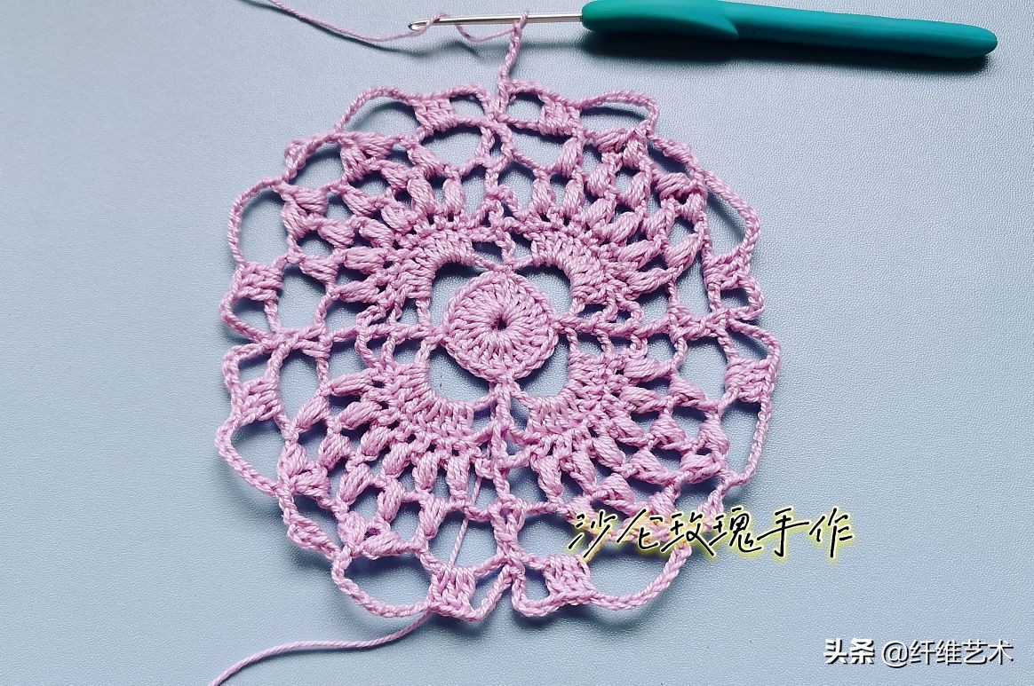 #手工编织#钩针花样解药不仅高清,居然还有海市蜃楼的梦幻感很美