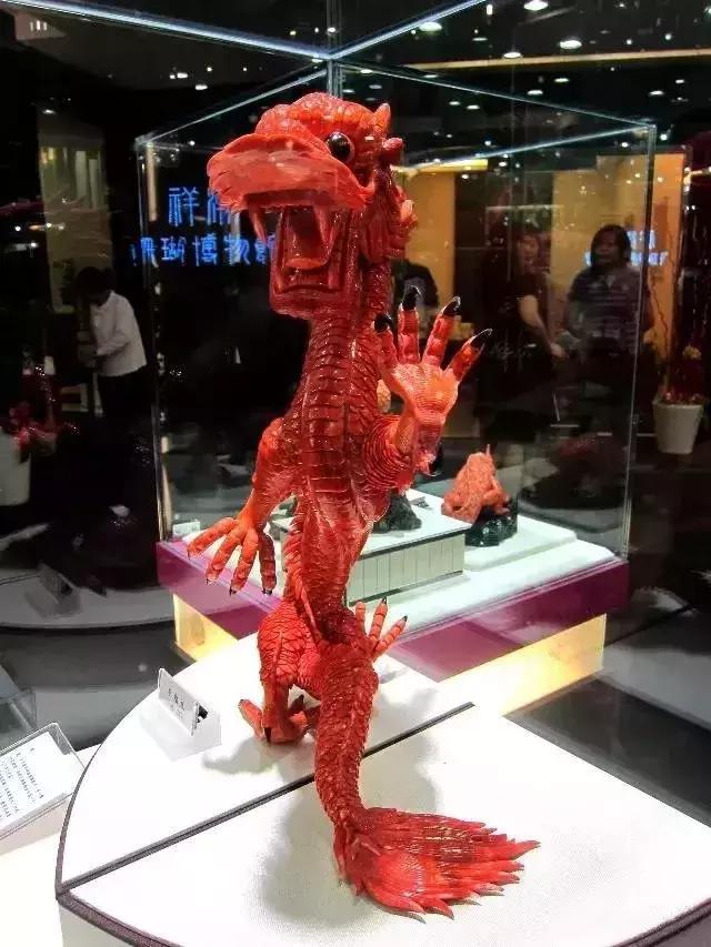 台湾红珊瑚博物馆雕刻作品展,台湾故宫最大的红珊瑚