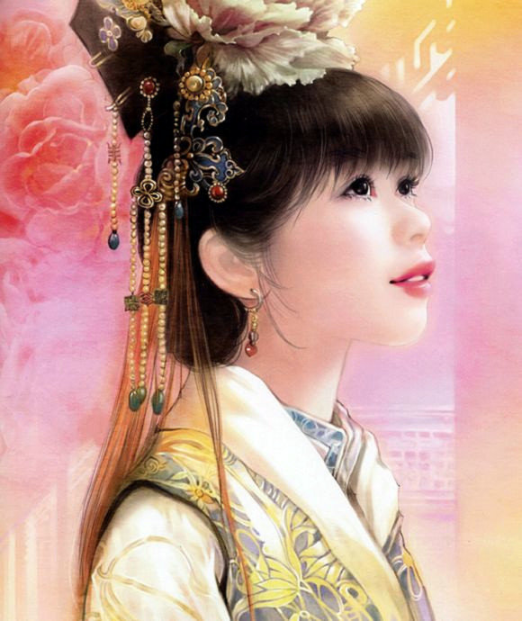 红颜如玉---德珍彩绘经典美女画