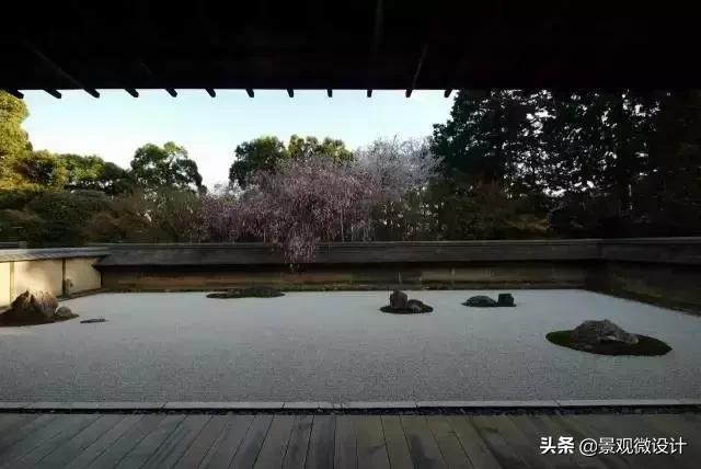 日本最有名枯山水庭院,日本枯山水效果图