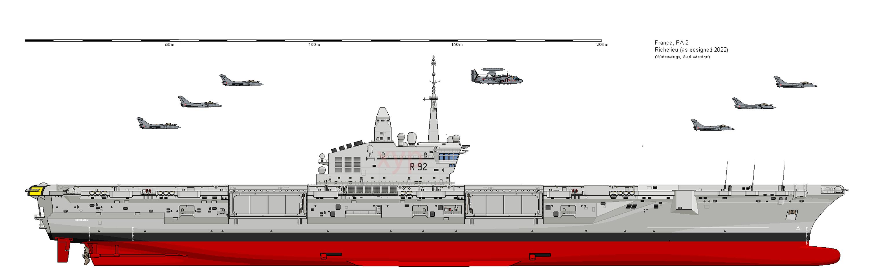 架空：团圆夜战争后，如芒在背的法海军，匆忙开建的黎塞留号航母