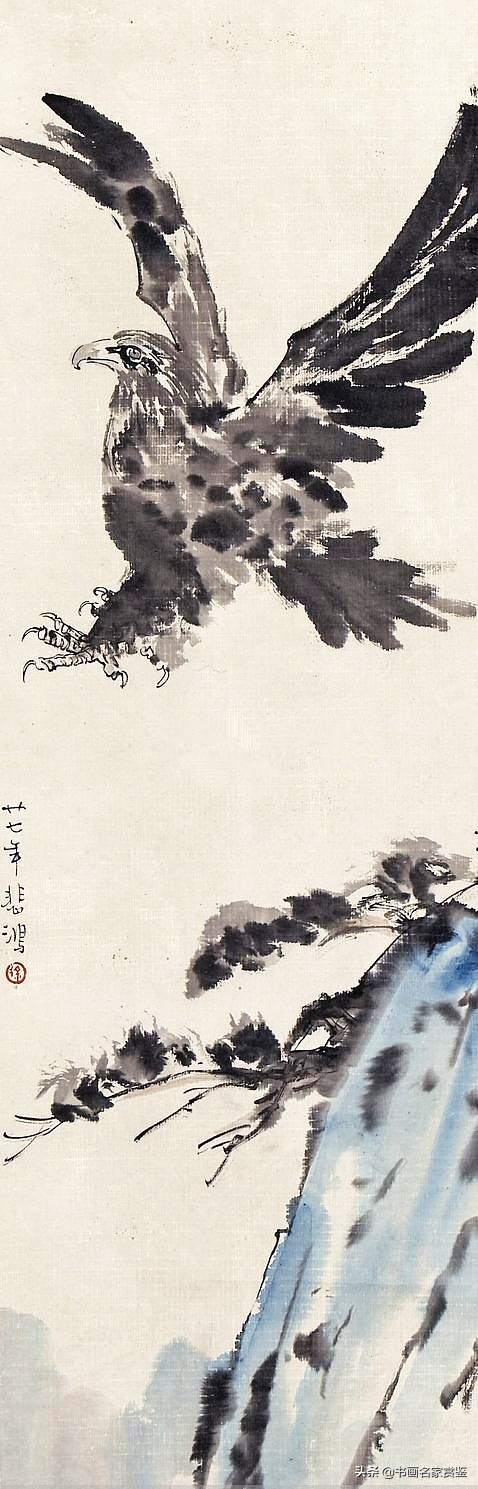 中国画家徐悲鸿图,中国画家徐悲鸿作画