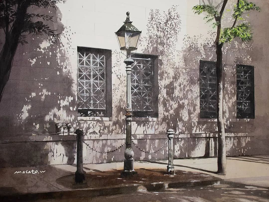 水彩大师笔下的花卉,简单唯美的水彩花卉