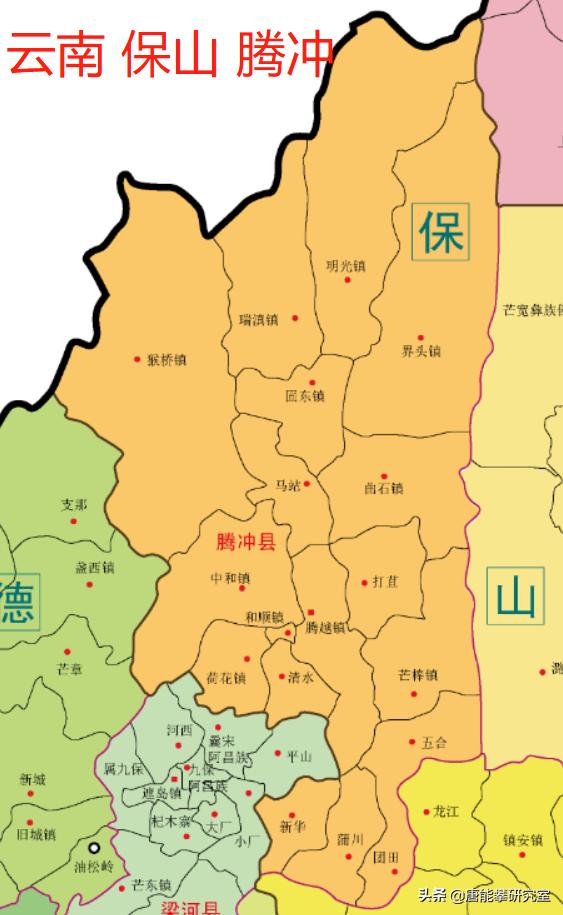 保山市隆阳区乡镇人口排名,腾冲十年变化图片