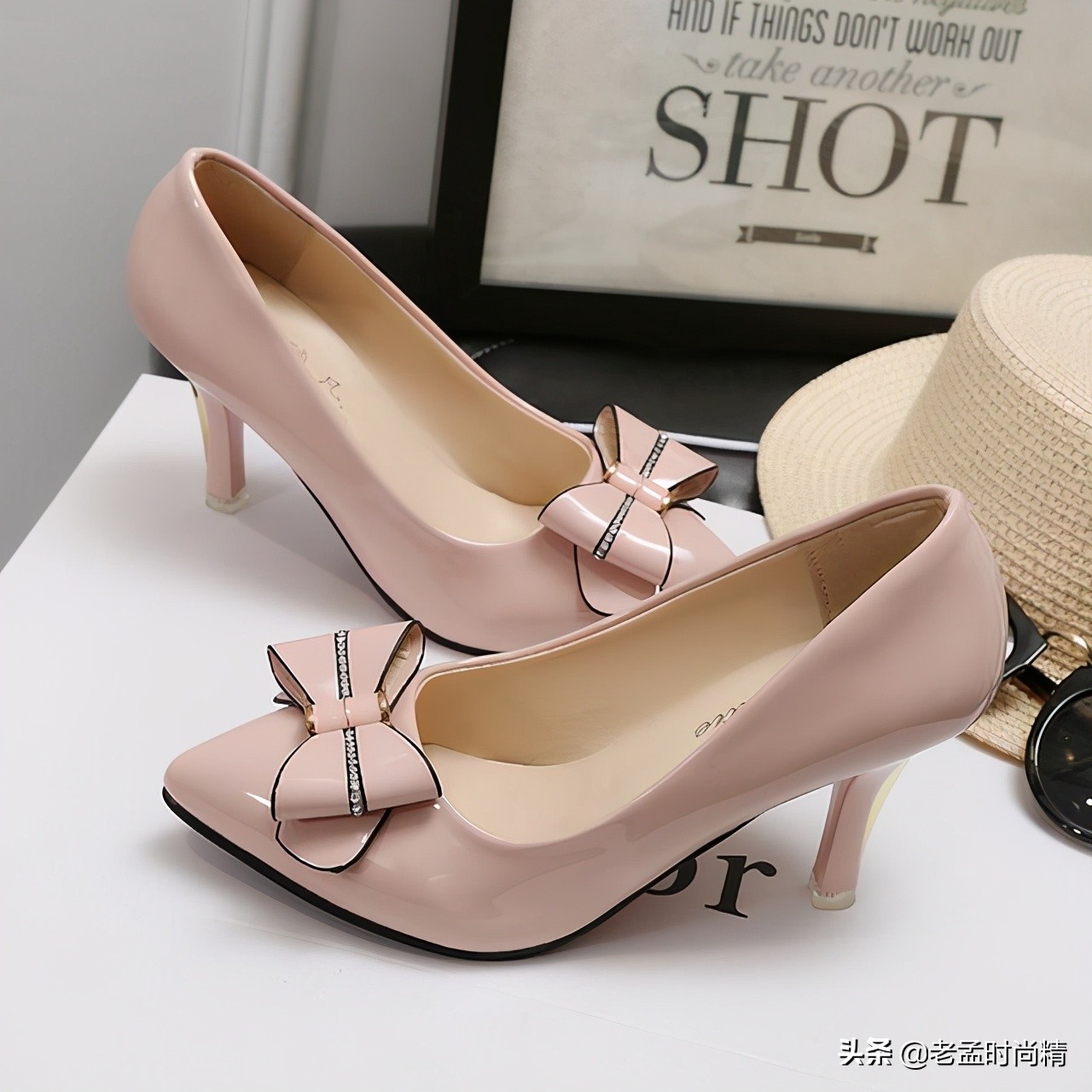 一字带优雅罗马高跟鞋,JIMMYCHOO蝴蝶结高跟鞋