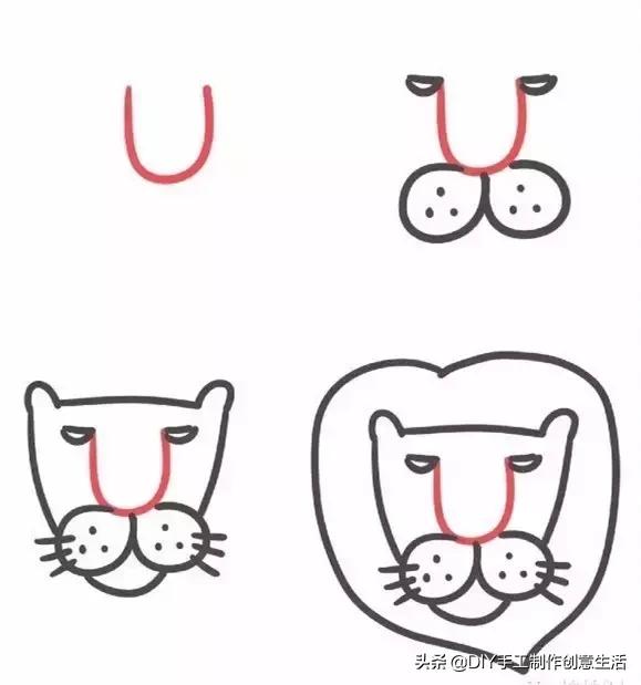 关于可爱的字母简笔画,happy字母简笔画