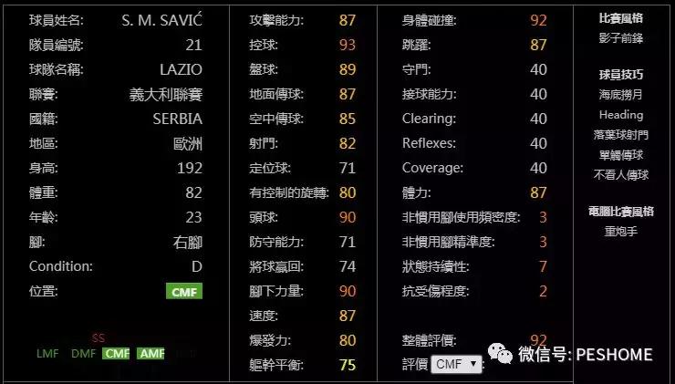 实况足球手游操作技巧黑球和紫球,实况足球手游数据库