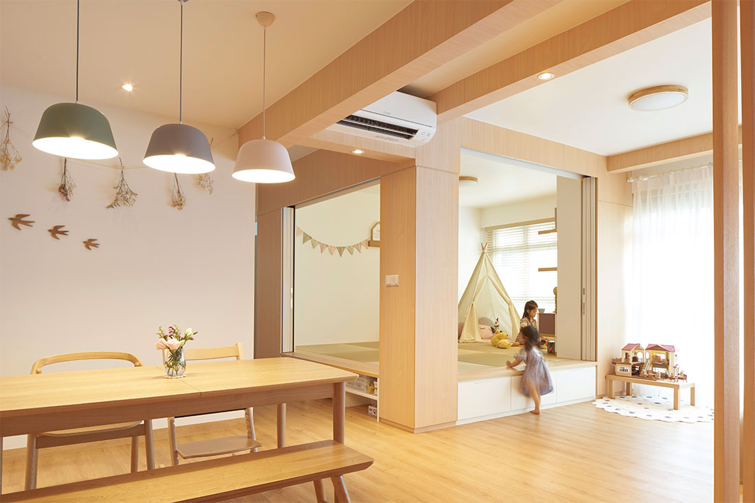 要是有条件，我家也要改一个地台，赤足行走，席地而坐，慵懒舒适