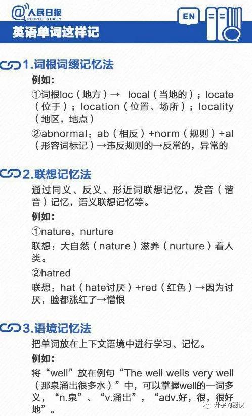 英语学习秒懂的方法,你不知道的英语学习方法