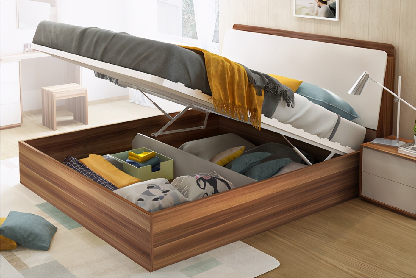 地暖可以铺床上吗,高箱床地暖效果好吗