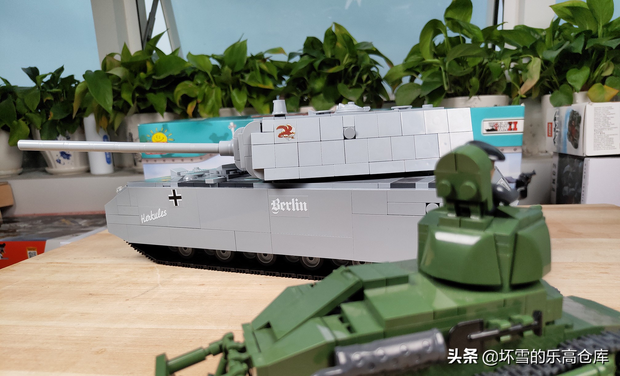 cobi豹式坦克拼装过程,cobi积木德国坦克进化史