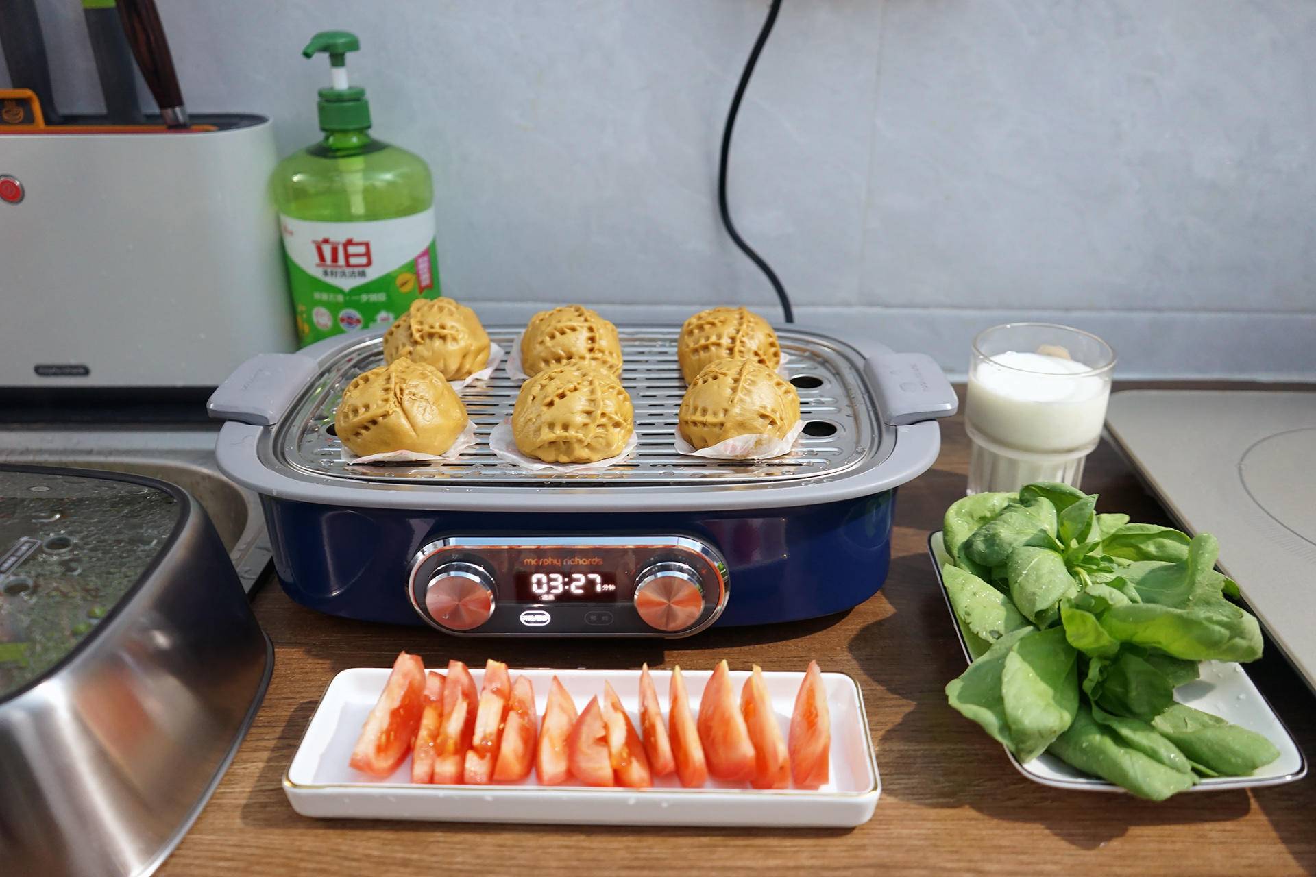 摩飞电蒸锅热菜,摩飞电蒸锅蒸时蔬