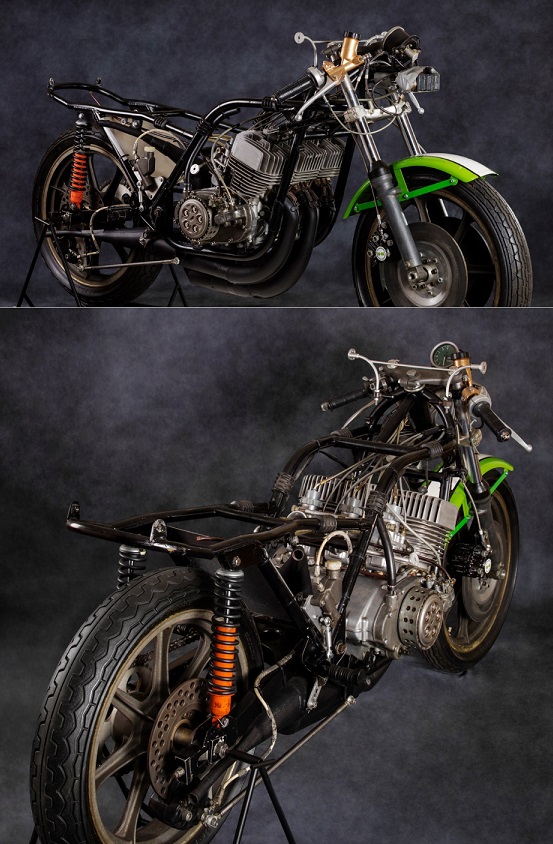 川崎750h2两冲程三缸发动机,川崎h2r发动机制造全过程