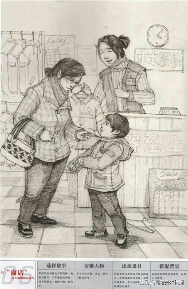 什么是命题设计速写,优秀的速写作品欣赏