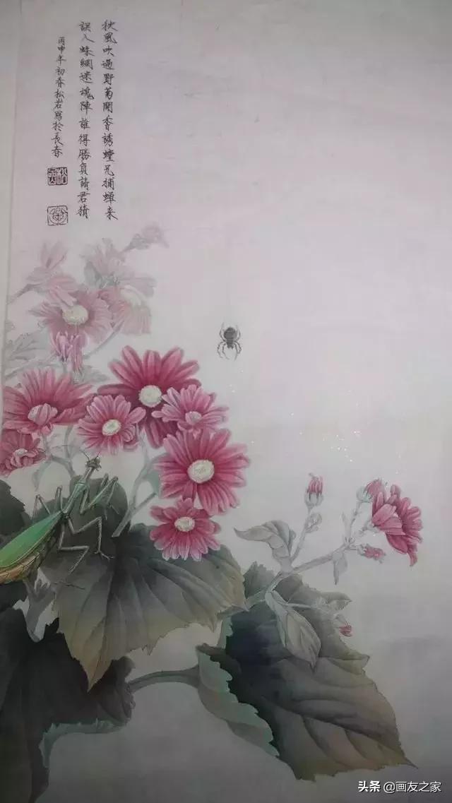 陈松岩工笔白描画全集,陈松岩工笔国画