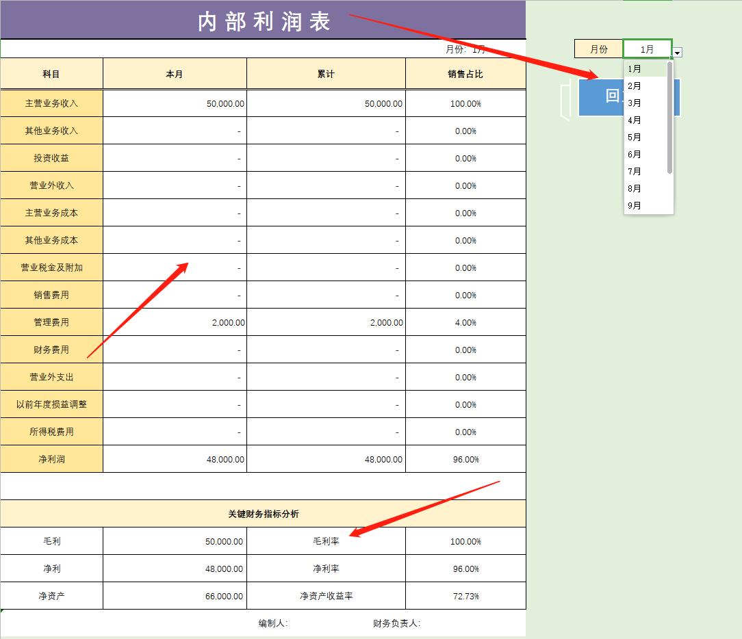 财务算账系统,财务全套记账管理系统