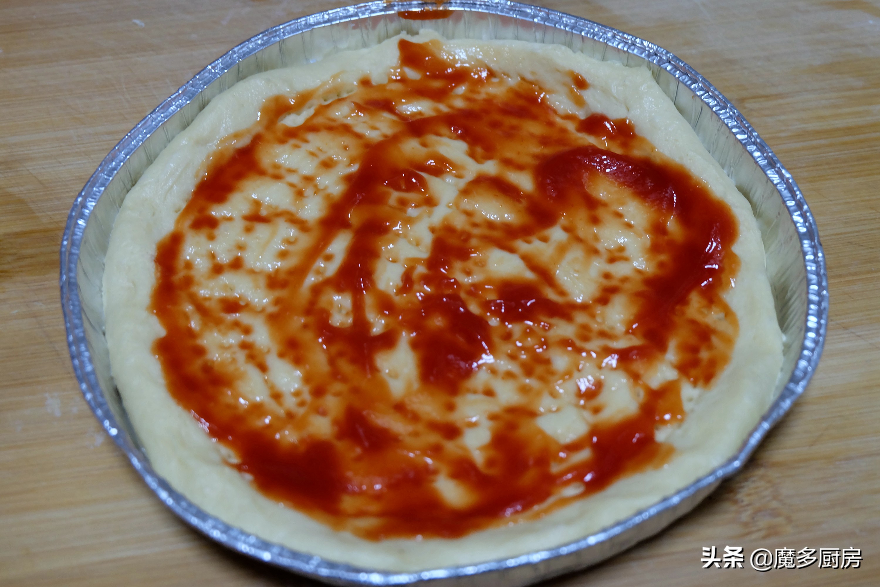 披萨最简单的做法连5岁小孩都会,适合小孩做的美食披萨不用芝士