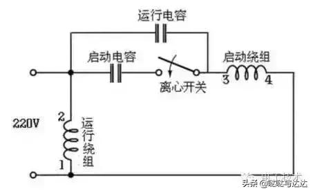 单相电机接电容的正确方法,如何快速看懂单相电机电容
