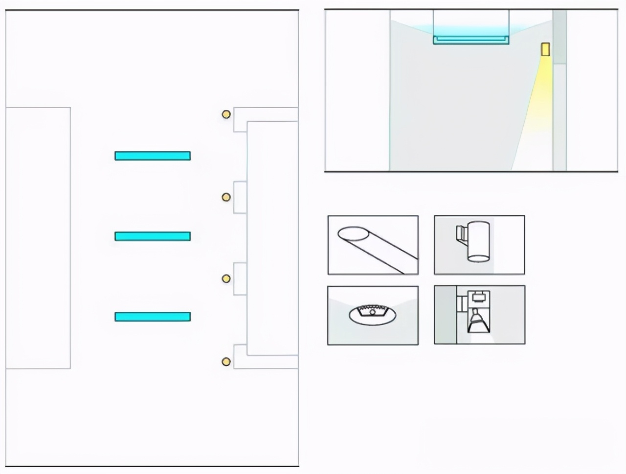 办公楼前照明灯设计,写字楼室内照明灯