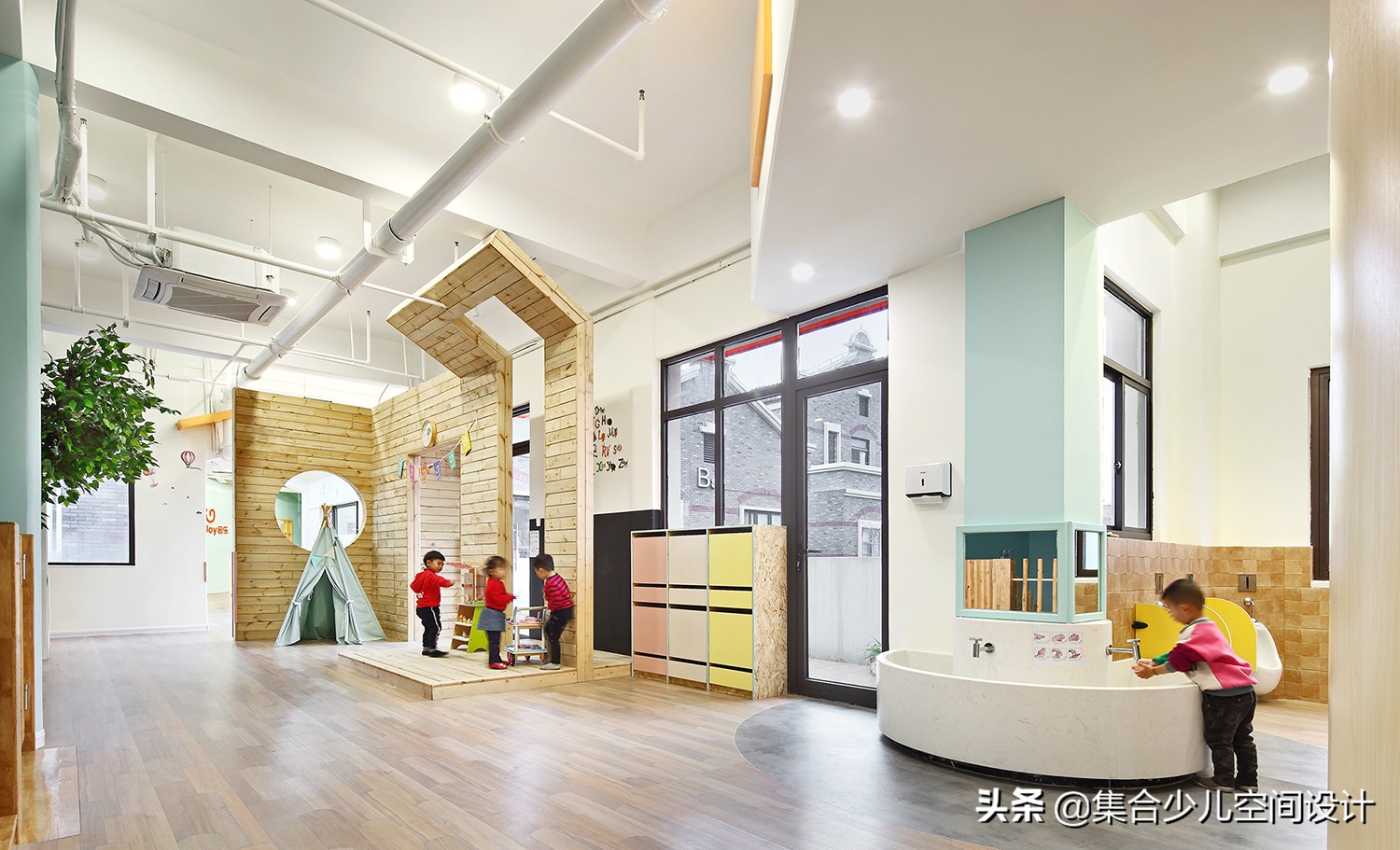 小型早教托育中心设计效果图,孩子的第二个家