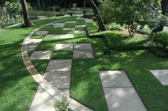 楼顶草坪花园设计效果图,花园草坪养护问题的成果概述