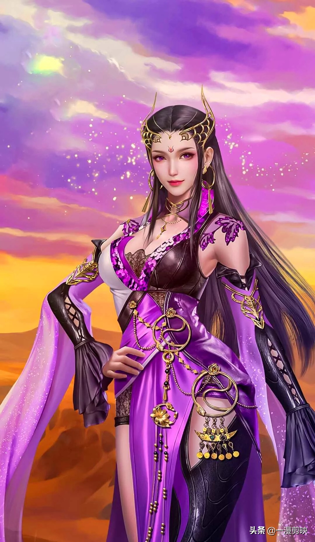 国漫崛起-古风美少女图片鉴赏之《威凛王风》